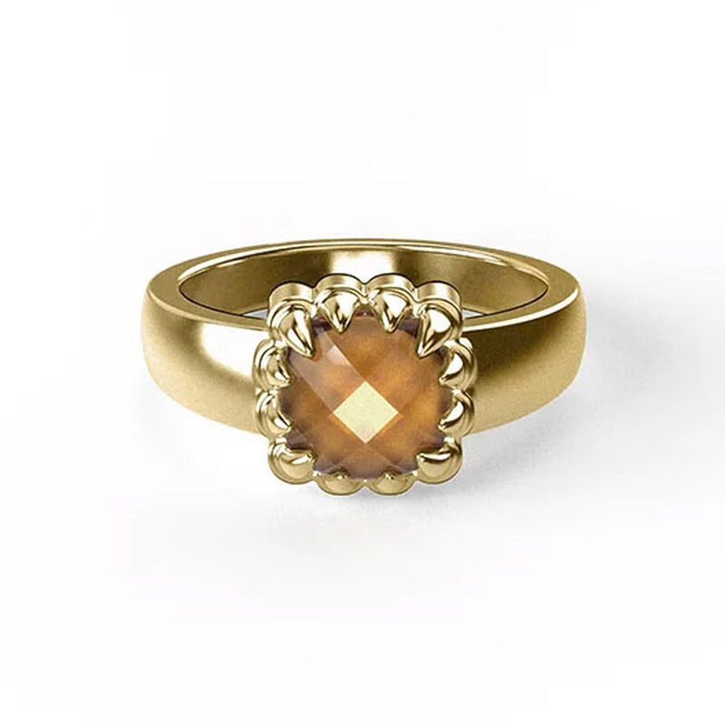 Stolen Girlfriends Club Baby Claw Ring 18K Gold Plated image number 2